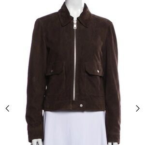 All Saints Dark Brown suede  Jacket